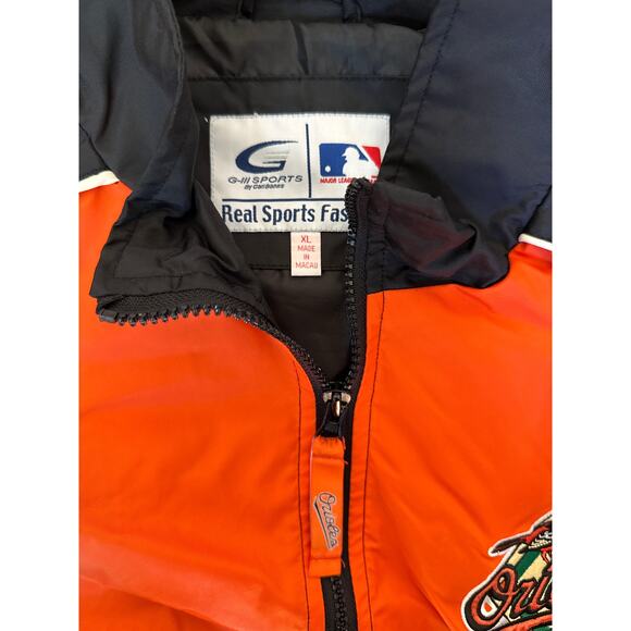 Vintage 1990s Baltimore Orioles MLB G-III Sports Windbreaker Jacket  XL - Picture 4 of 5